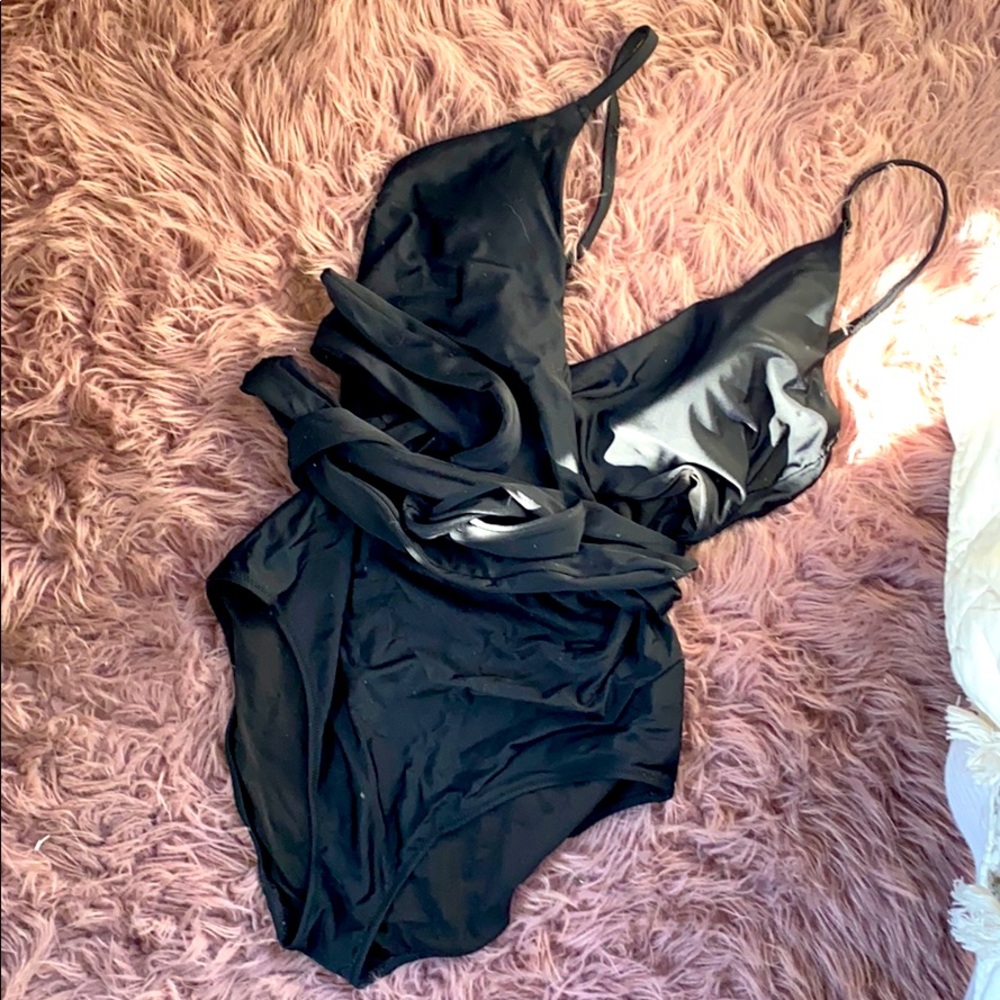 Aerie Wrap One Piece Swimsuit XL LONG